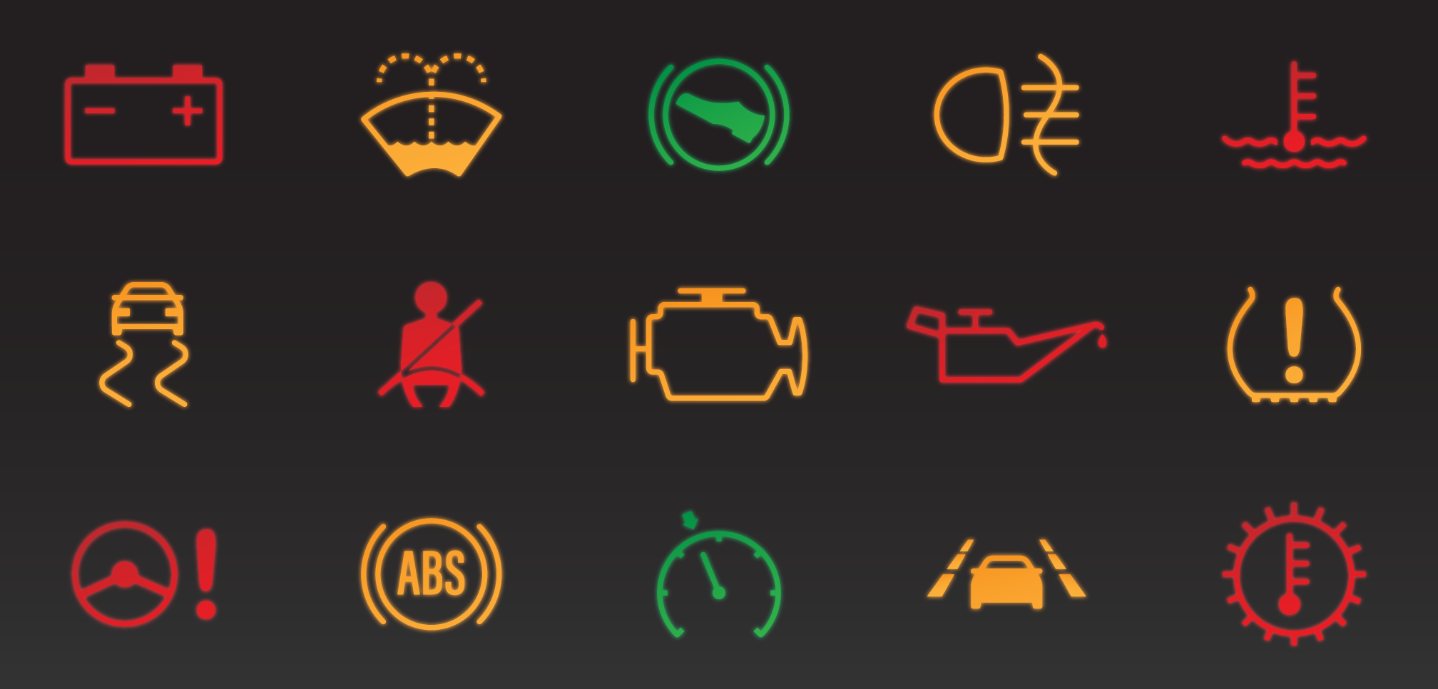 15 Common Dashboard Lights - Restored Auto, LLC